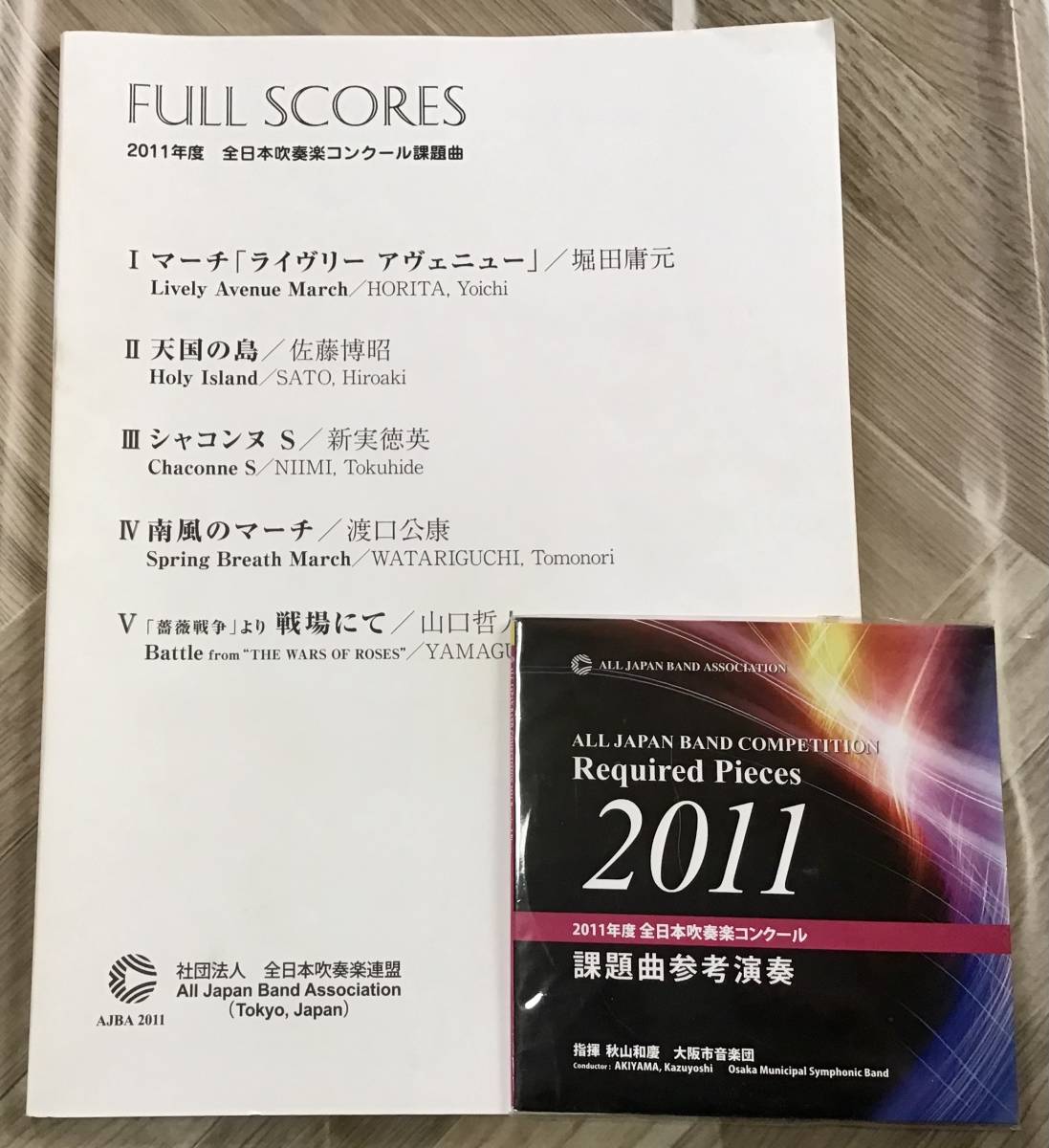 2017年度全日本吹奏楽コンクール課題曲 Ⅰ（スケルツァンド）Ⅱ