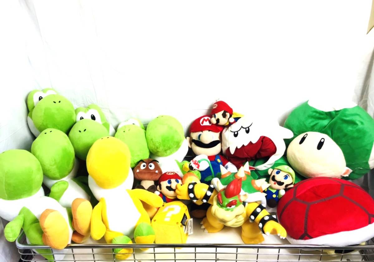 傷や汚れあり]ヨッシーぬいぐるみ(黄) スーパーマリオ ヨッシー