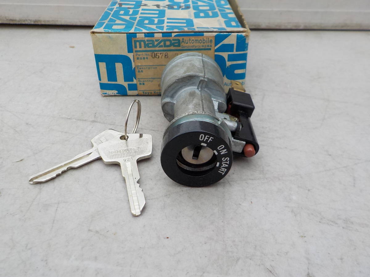【未使用】マツダ 旧車 イグニッションキー 純正新品 当時物 適合不明 MAZDA 360 キャロル ポーター ファミリア RX3 ルーチェ