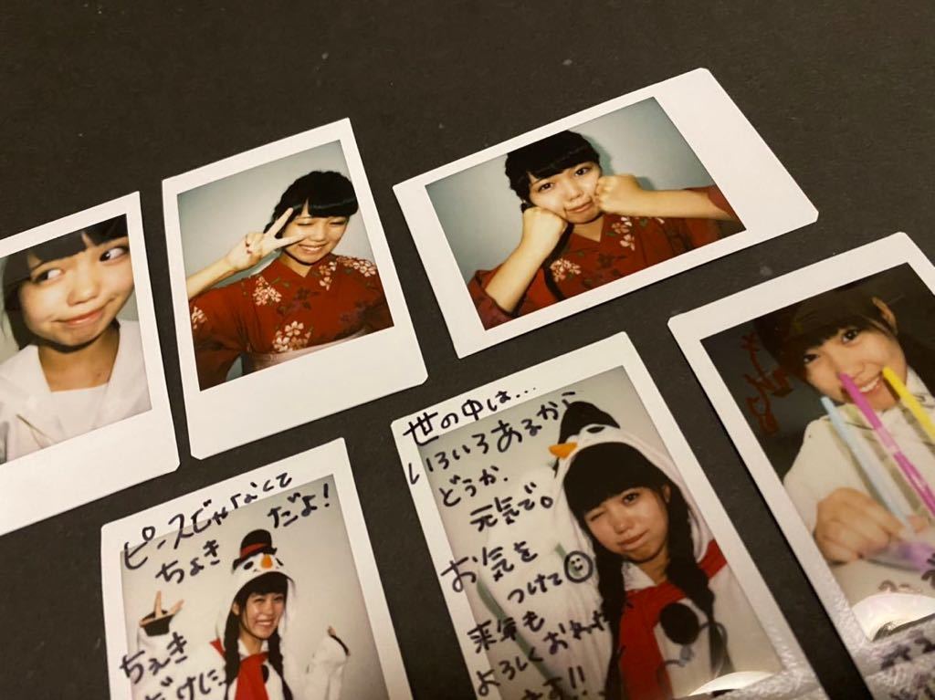 目立った傷や汚れなし】比嘉奈菜子 直筆コメント入りチェキ3種 と