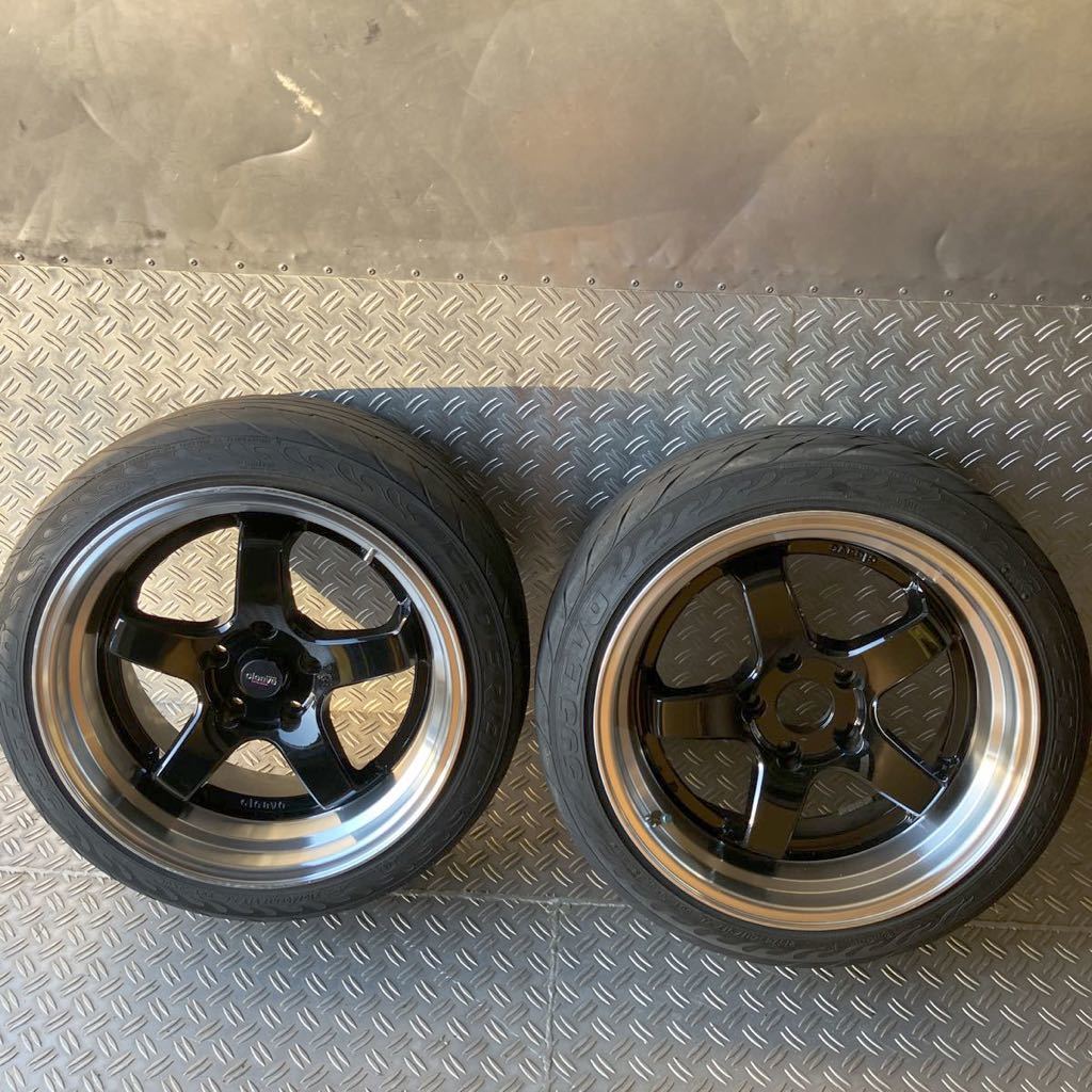クリーヴレーシング タイヤ付き きずつける 18×10.5j 4本