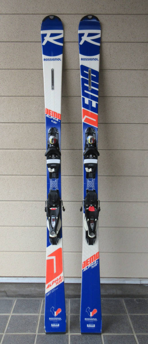 ロシニョール デモ アルファ Ti プラス 167cm 目立った傷や汚れ