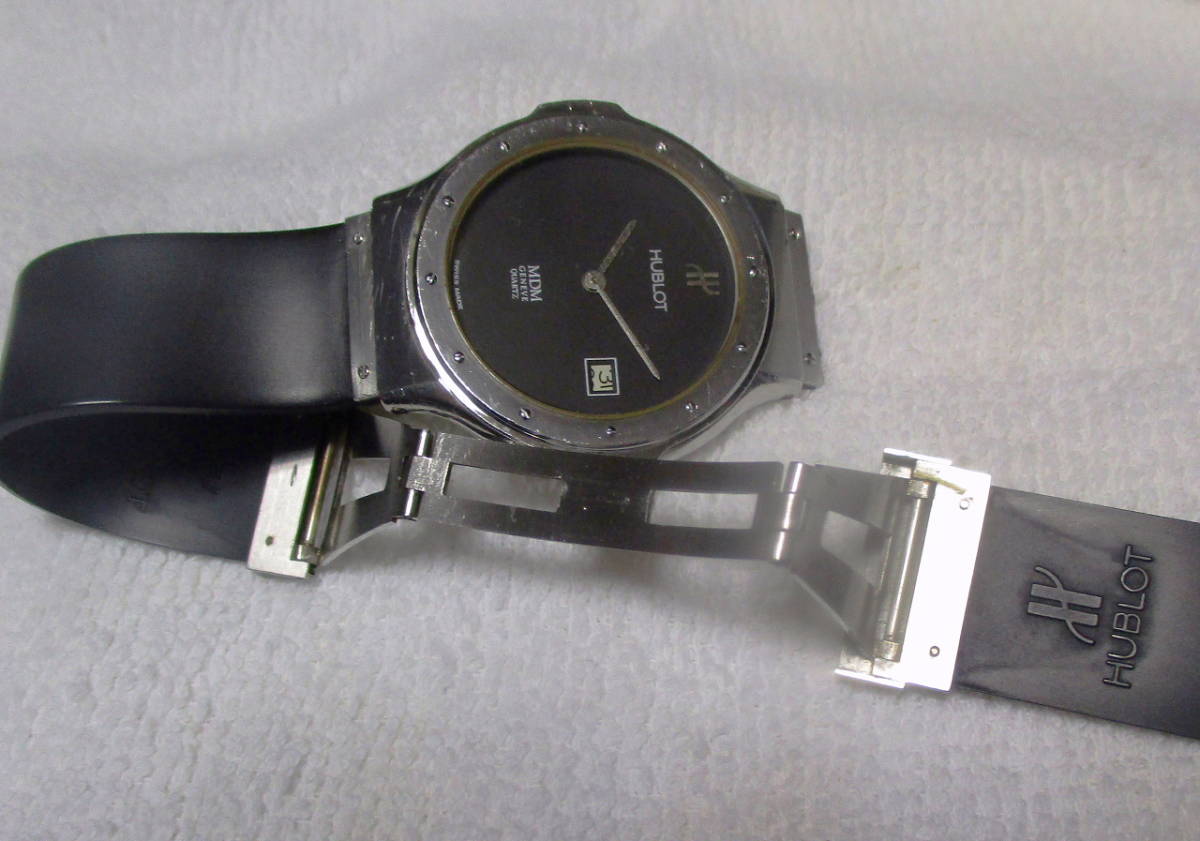 レア＊HUBLOT ウブロ 知らせ HUBLOT MDM クラシック ハンターケース