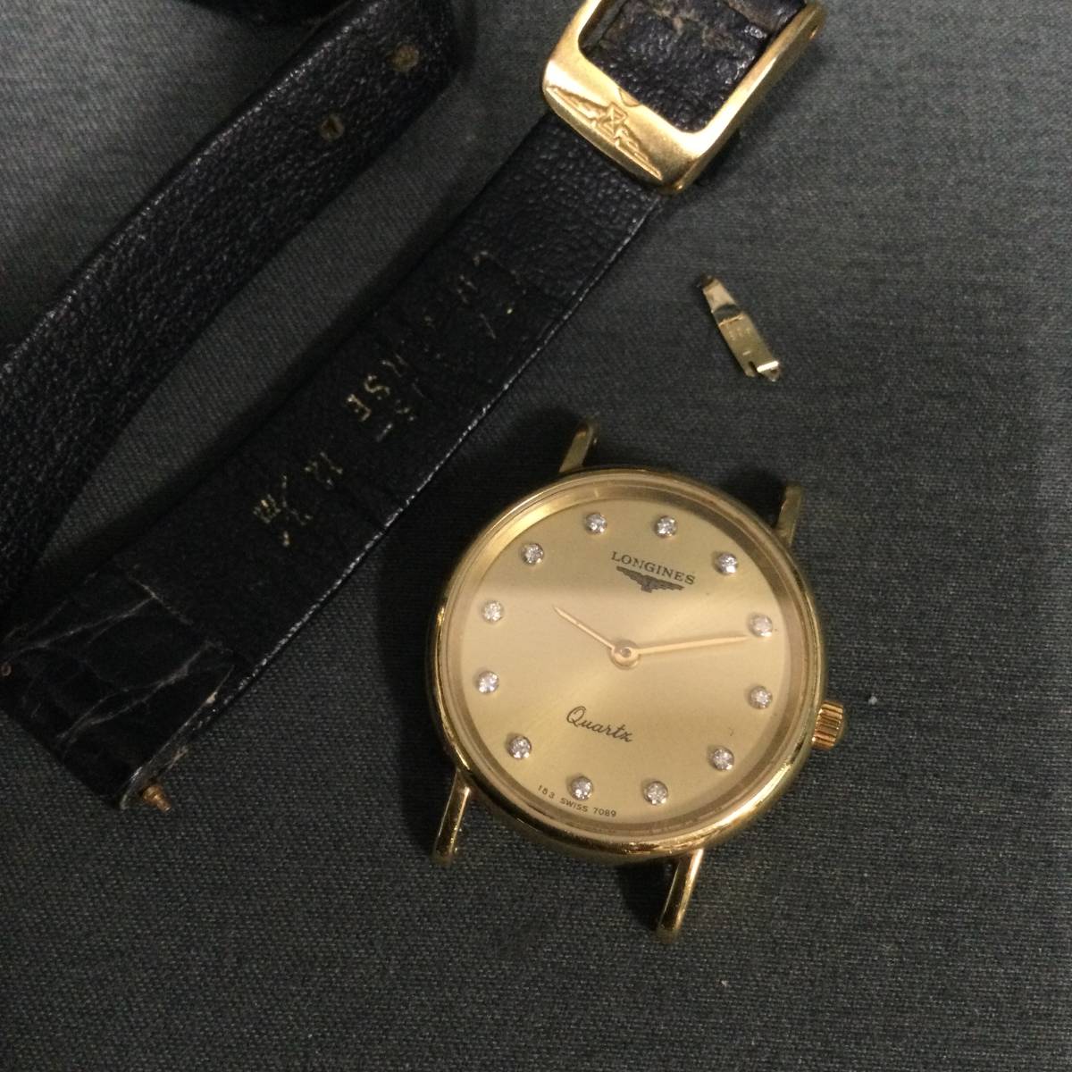 18k 腕時計(ジャンク) じ*ー様 SEIKO K18 刻印あり ゴールド 時計