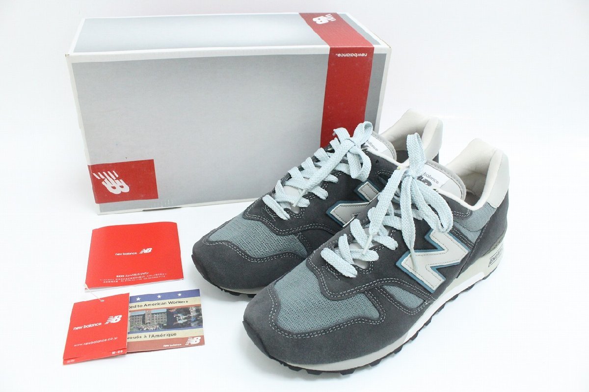 ships＊ニューバランスM1400！STEELBLUE23.0USA製1回着 靴