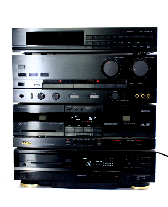 ★ コンポ KENWOOD ROXY DG55 アンプ チューナー CD テープ ☆ コンポ KENWOOD ROXY DG55 アンプ ばらばら チューナー CD テープ
