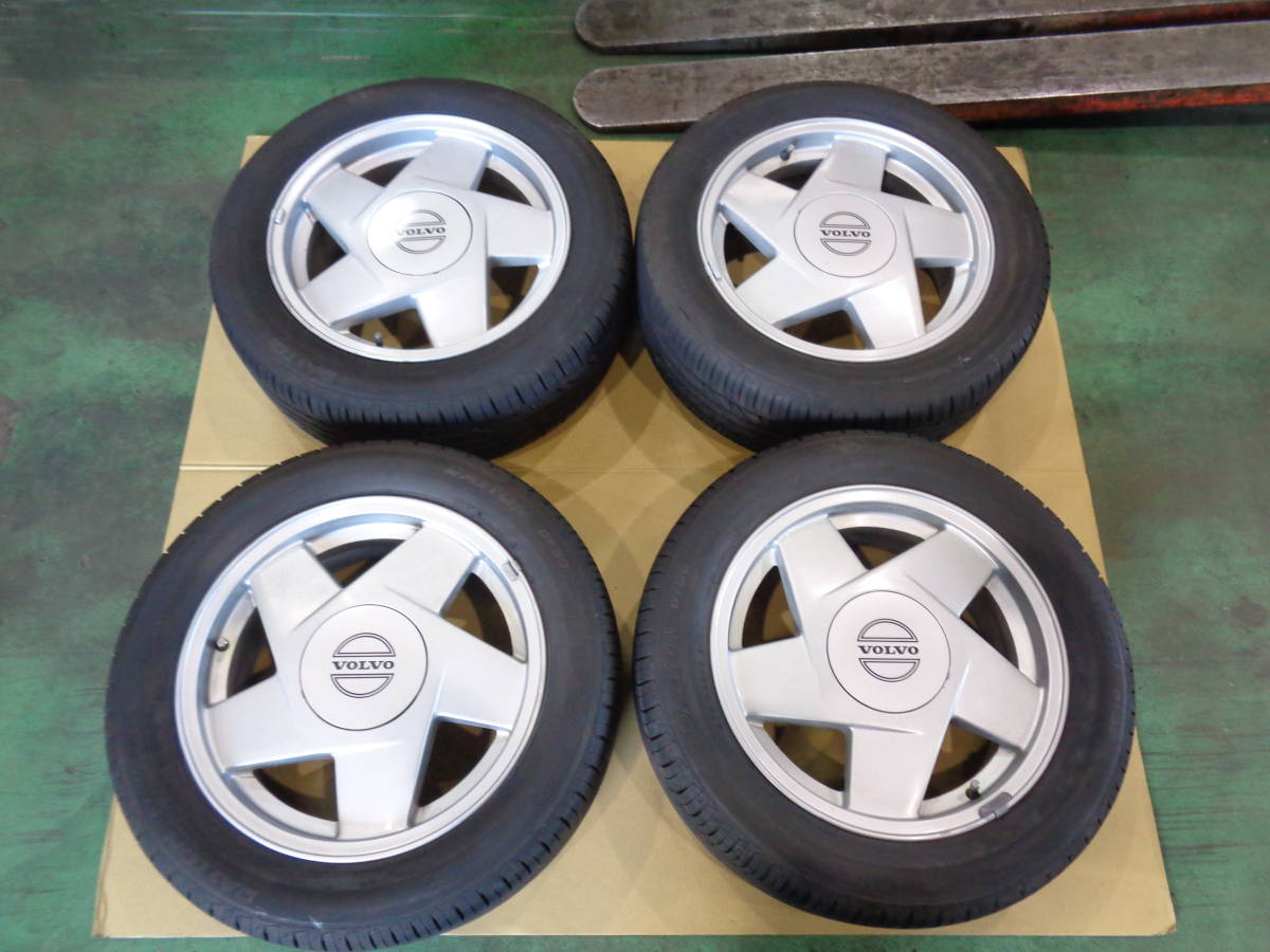VOLVO 純正ホイール◆16インチ ◆205/60R16◆22年ラジアルタイヤ 4本 VOLVOボルボV60S60V40用純正16インチアルミホイール ピレリICE