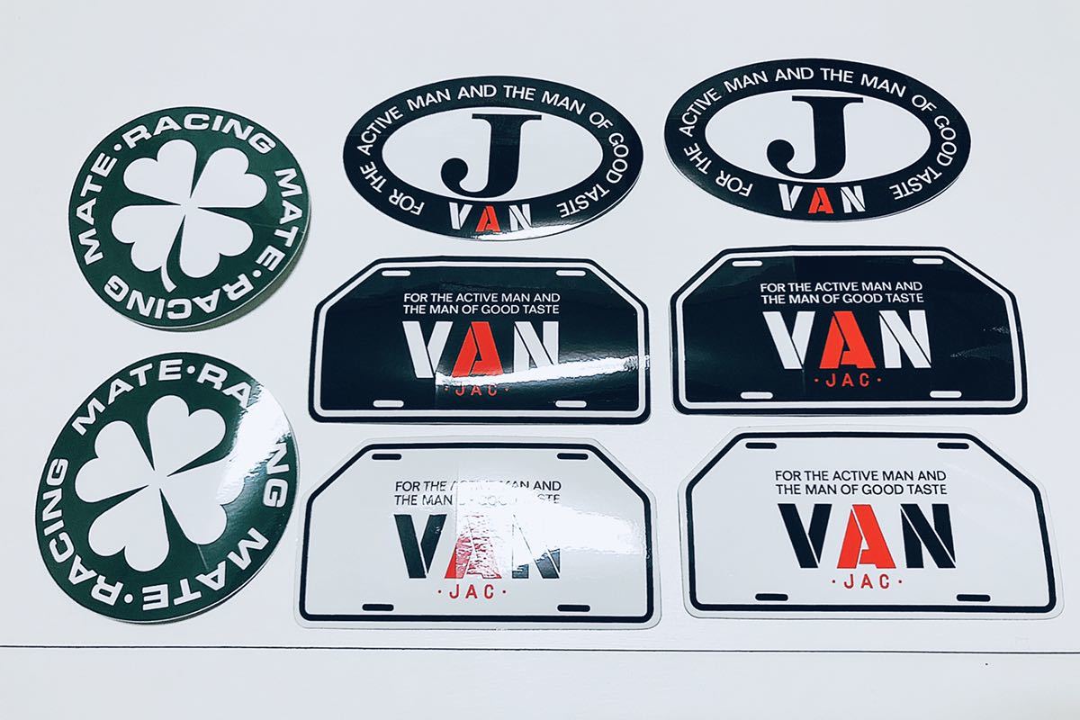 未使用】未使用 ◎ VAN JAC RACING MATE レーシングメイト ステッカー