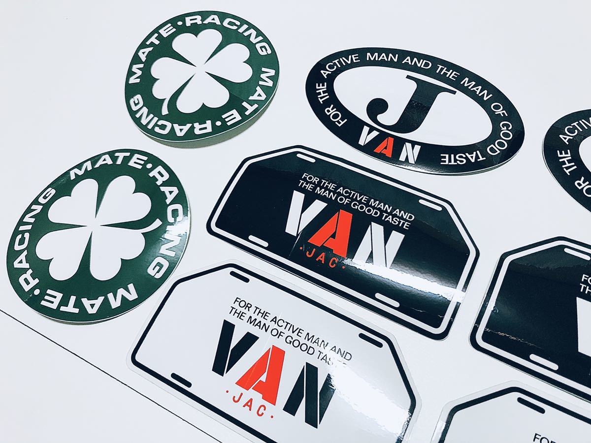 未使用】未使用 ◎ VAN JAC RACING MATE レーシングメイト ステッカー