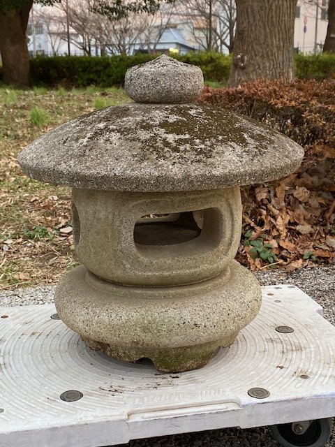 逸品 貴重 石灯篭 石灯籠 検灯篭灯籠燈籠御影石道祖神石仏庭園庭石坪