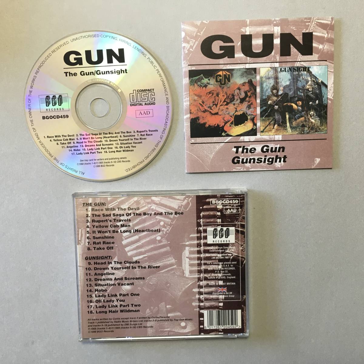 【やや傷や汚れあり】GUN THE GUN GUNSIGHT リマスター UK盤の落札情報詳細 ヤフオク落札価格検索 オークフリー