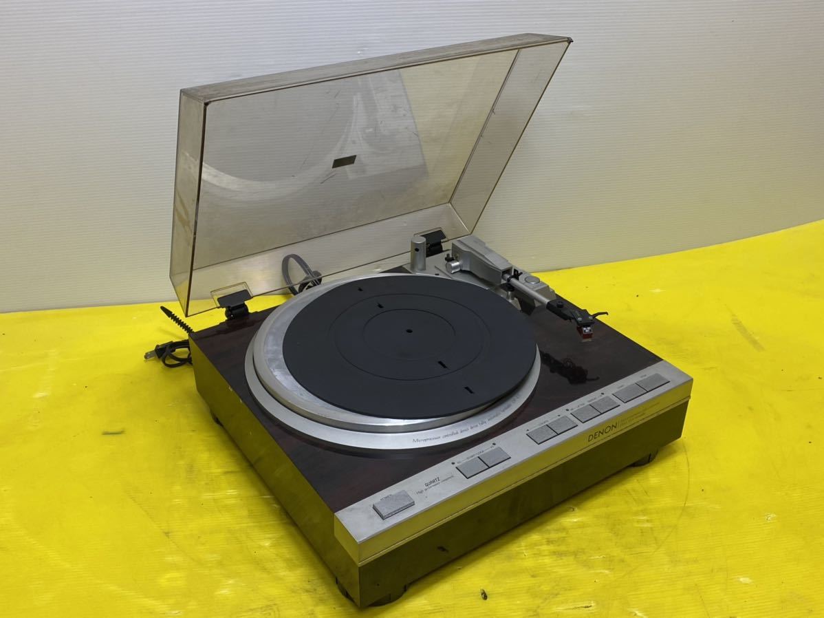 【やや傷や汚れあり】DENON デノン ターンテーブル フリーオートマチック ターンテーブルシステム レコードプレイヤー 100v DP