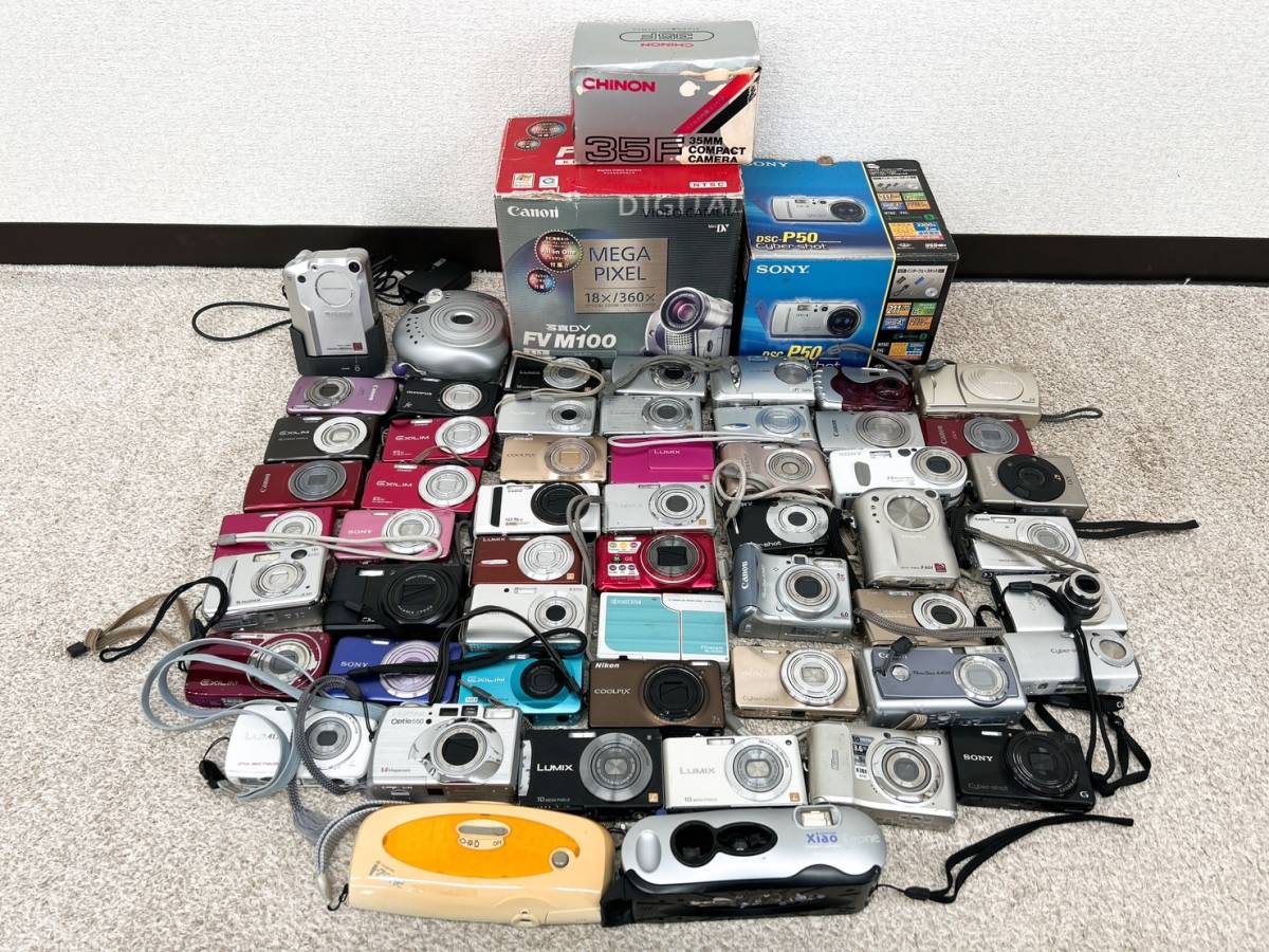 多種デジカメまとめ売り完全ジャンク部品取りリペア専用❗完璧な使用不可状態不明 ジャンク デジカメまとめ売り（18台）値引きOK 【公式通販】