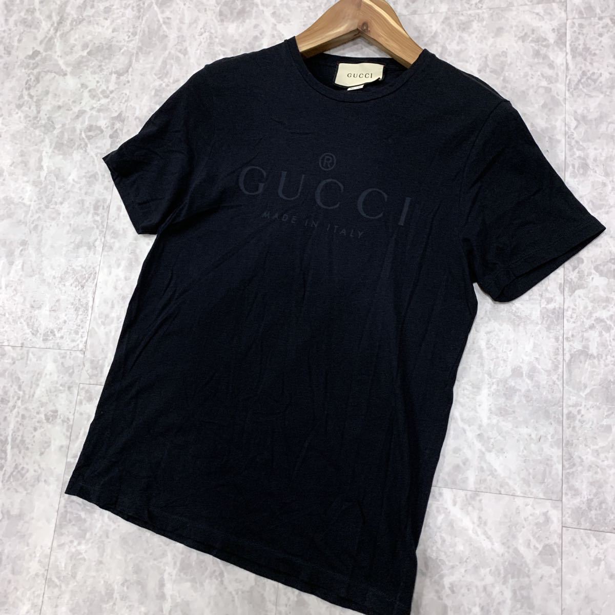 Gucci メンズ You Got Good Taste プリント コットン Tシャツ カットソー ブラック XS (195360