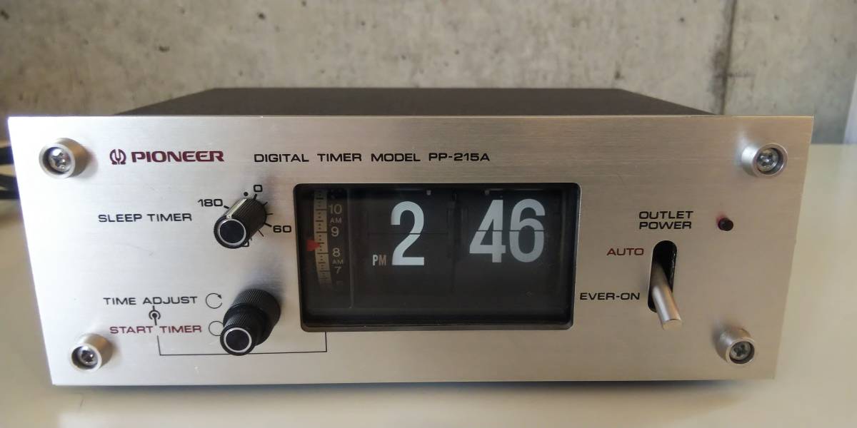 パイオニア　デジタルタイマー　PP-215A パイオニア デジタルタイマー PP-215A Vintage Pioneer PP-215A