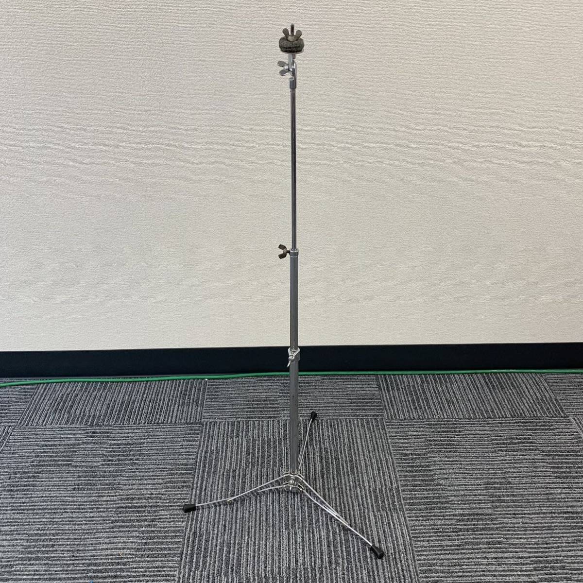 【やや傷や汚れあり】(Gt9 K) ② Ludwig?? メーカー不明 ヴィンテージ シンバルスタンド フラットベース ラディック ドラム