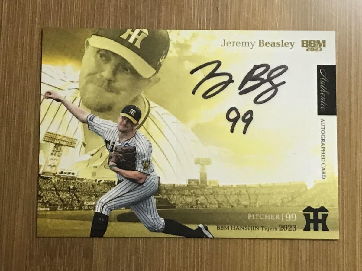 【目立った傷や汚れなし】[ジェレミー ビーズリー]BBM 2023 60枚限定 直筆サインカード 阪神タイガース 来日外国人の落札情報詳細