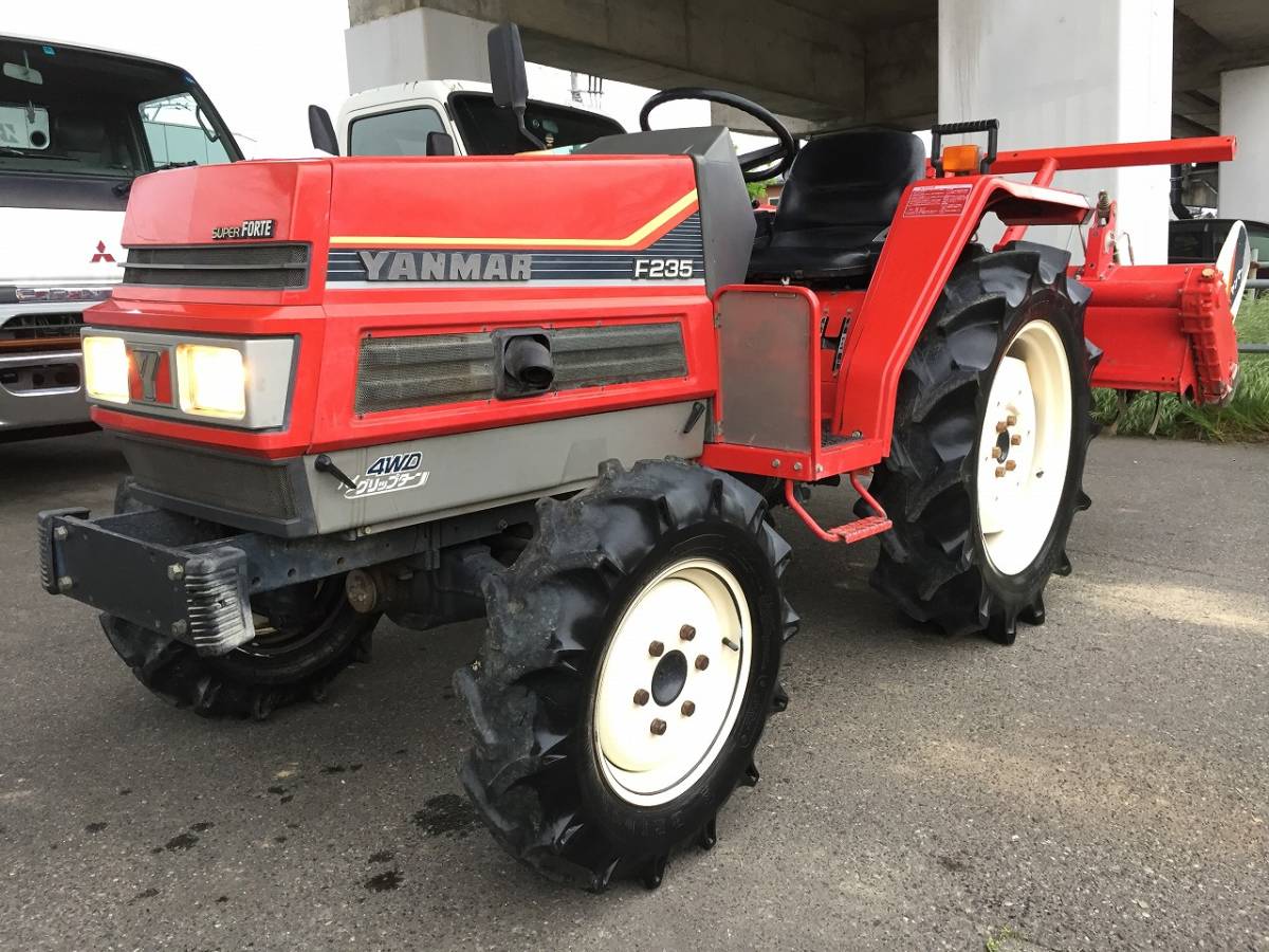 SOLD OUT】ヤンマー トラクター F235 23馬力 バックアップ 4WD