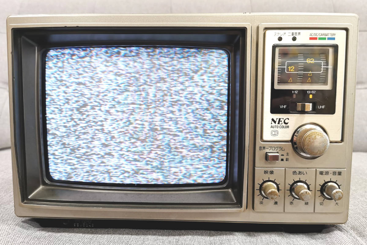 昭和レトロ NECポータブルTV 昭和レトロ NECポータブルTV パペット ct