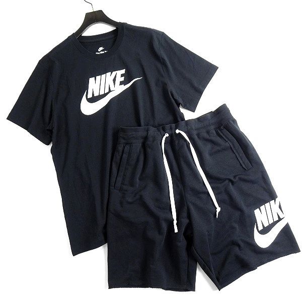 ナイキ フレンチテリー セットアップ ブラック 新品未使用 新品