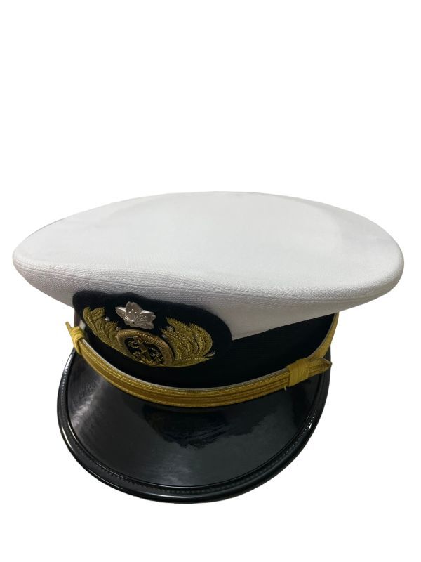 やや傷や汚れあり】海上自衛隊 幹部 准尉～1佐 制帽 海自 正帽 私物