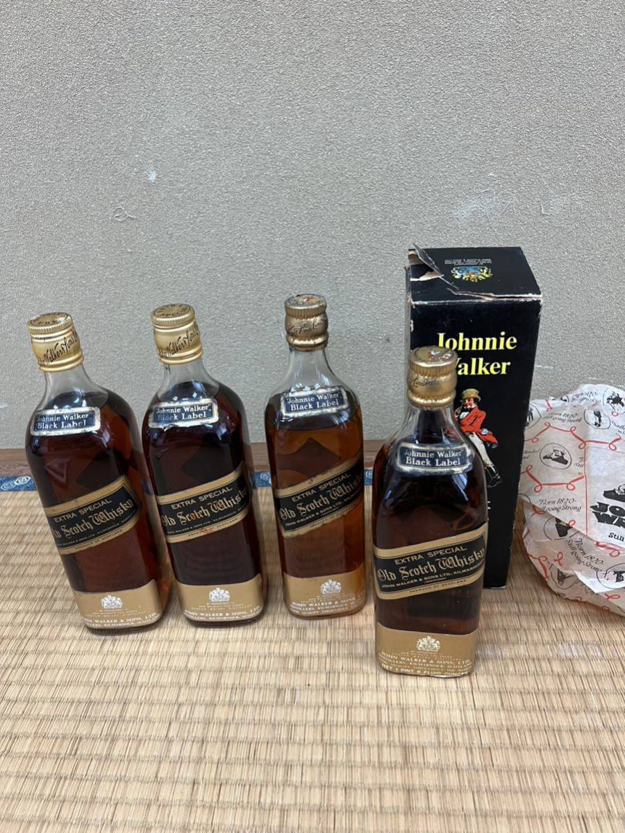 ジョニーウォーカー ブラックラベル 金キャップ エクストラスペシャル