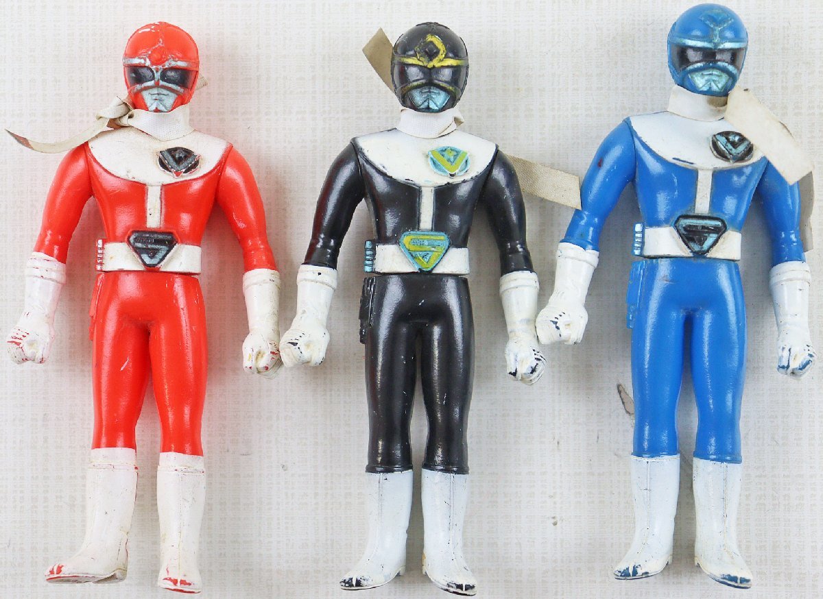 全体的に状態が悪い】P◎ジャンク品◎フィギュア『大戦隊ゴーグル