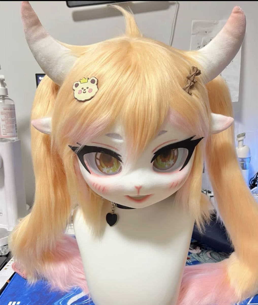 ケモノ 着ぐるみ コスプレ ファースーツ コスチュームマスク fursuit