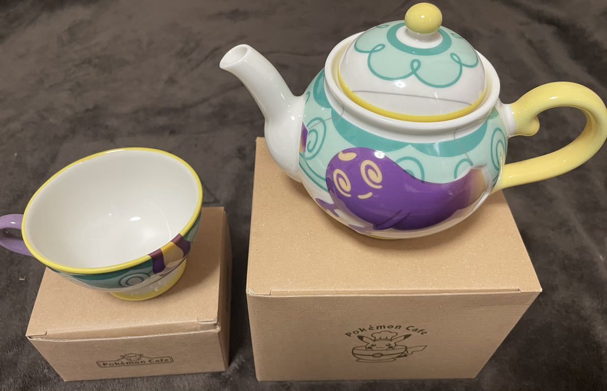 新品 2点セット ポケモンカフェ ヤバチャ ポットデス 食器 ポットデスとヤバチャの食器、発売決定。ポケモンカフェの新