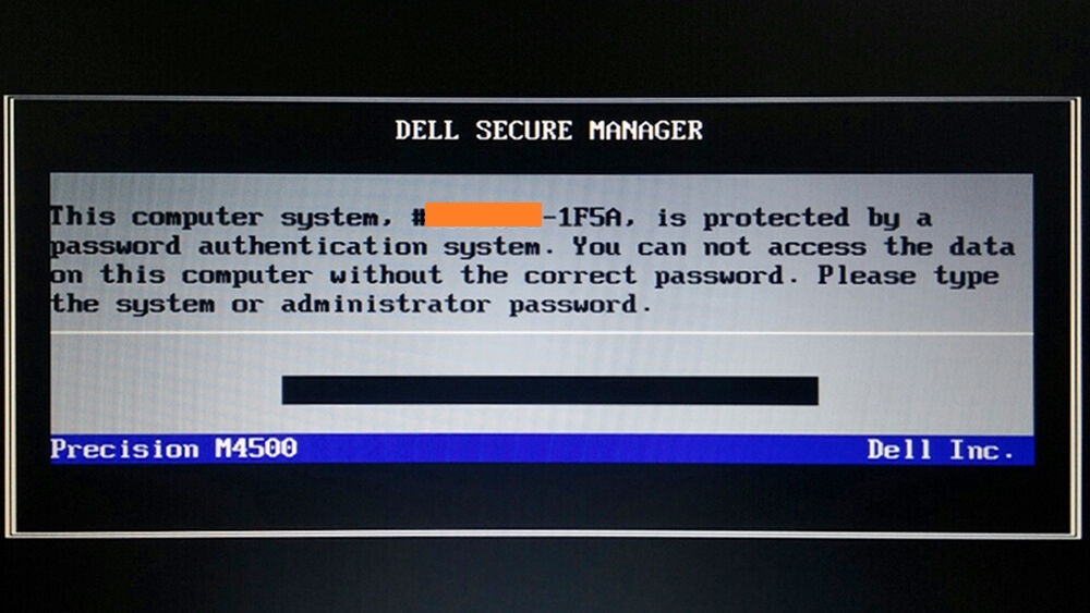 未使用】DELL製ノートパソコンのBIOSロック解除(コード版) ※パスワード