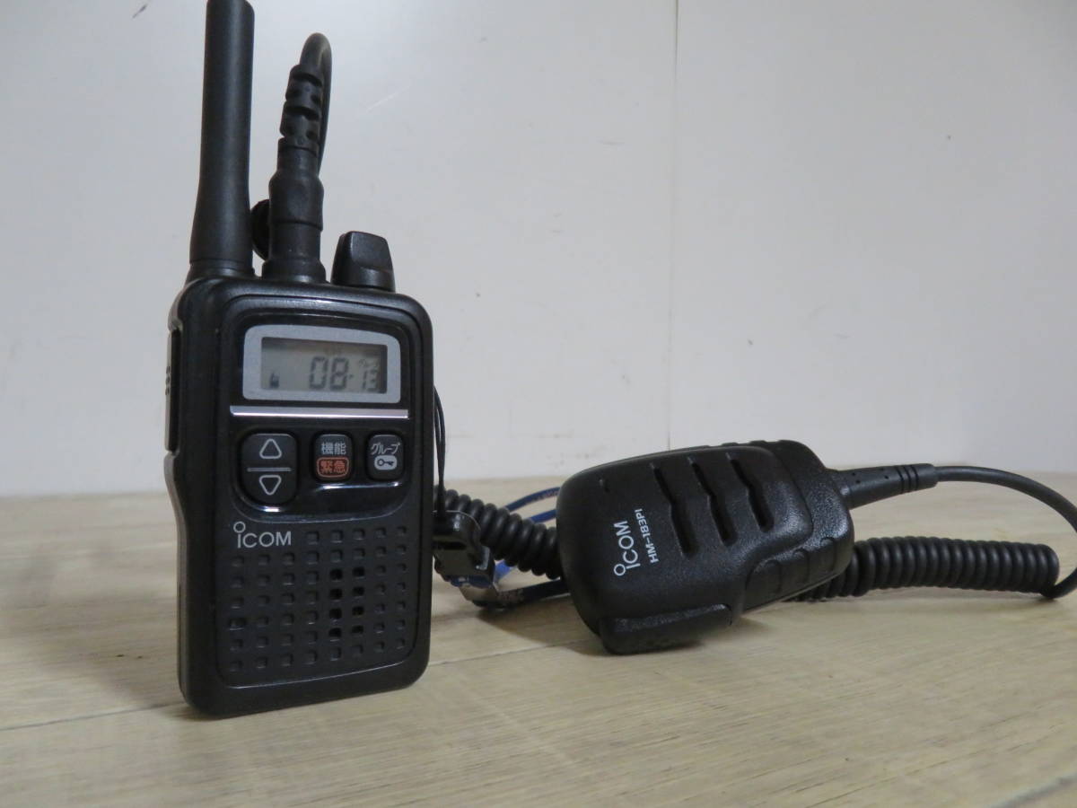 ナショナル製トランシーバーです。 美品】アイコム 特定小電力トランシーバー IC-4350 イヤホンマイク