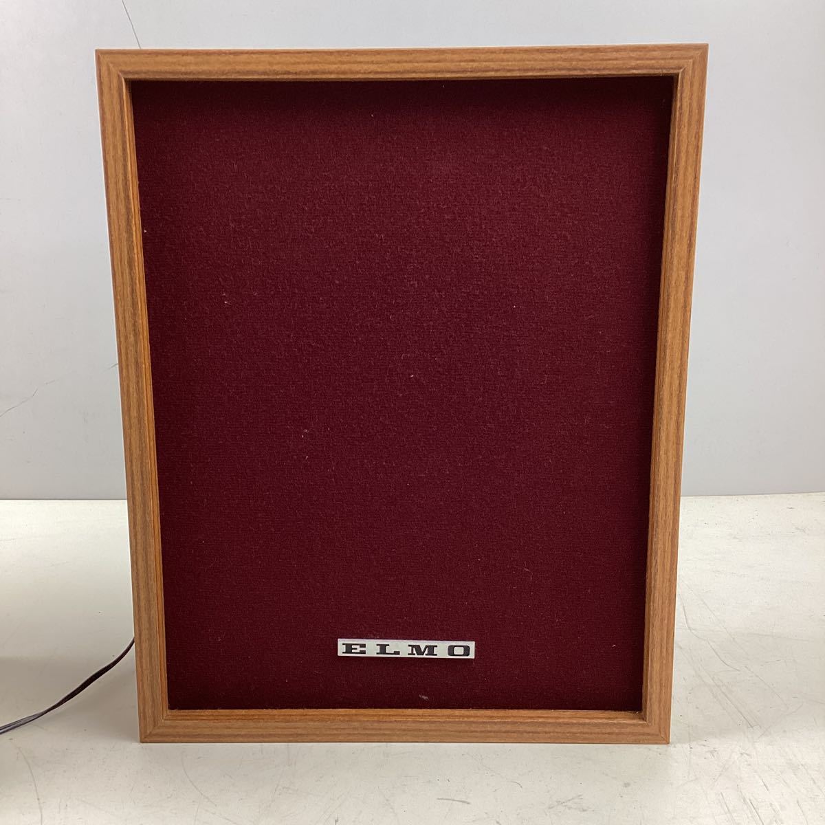 目立った傷や汚れなし】o639 ELMO SPEAKER 映写機用 スピーカー エルモ