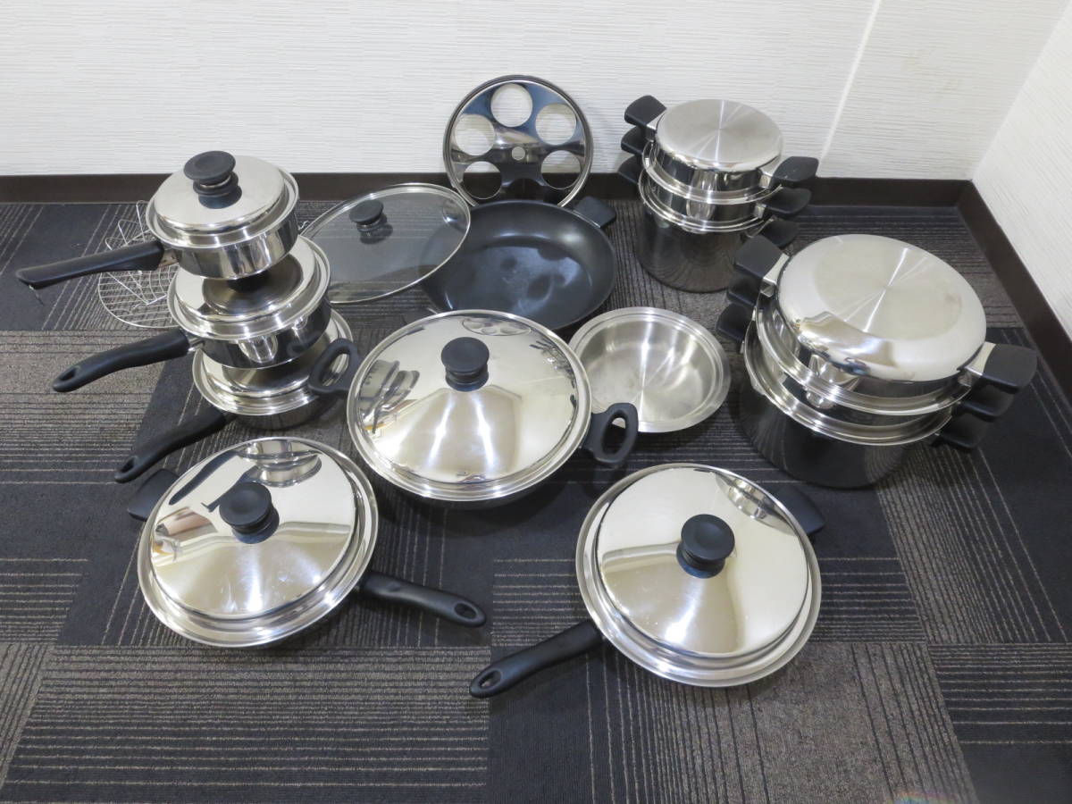 アムウェイクイーンMULTI-PLY18/8大ソースパン片手鍋