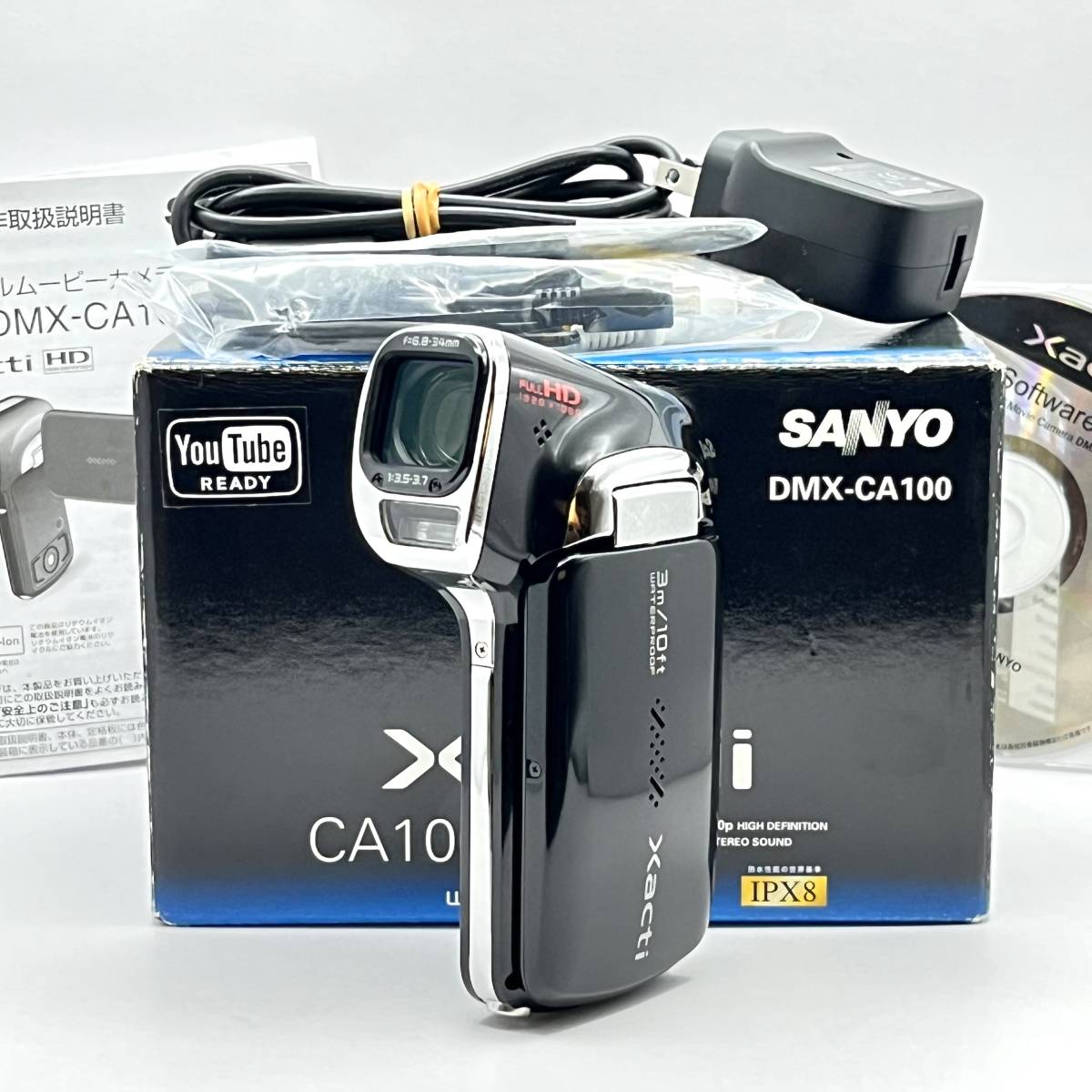 SANYO サンヨー デジカメ Xacti DMX−CG100 ホワイト SANYO サンヨー デジカメ Xacti DMX−CG100 ホワイト