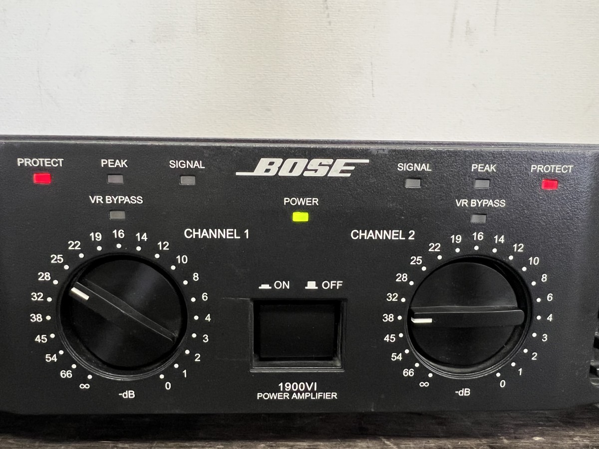 BOSE パワーアンプ 1400Ⅵ ① 通電確認のみ BOSE 1400-VI パワー