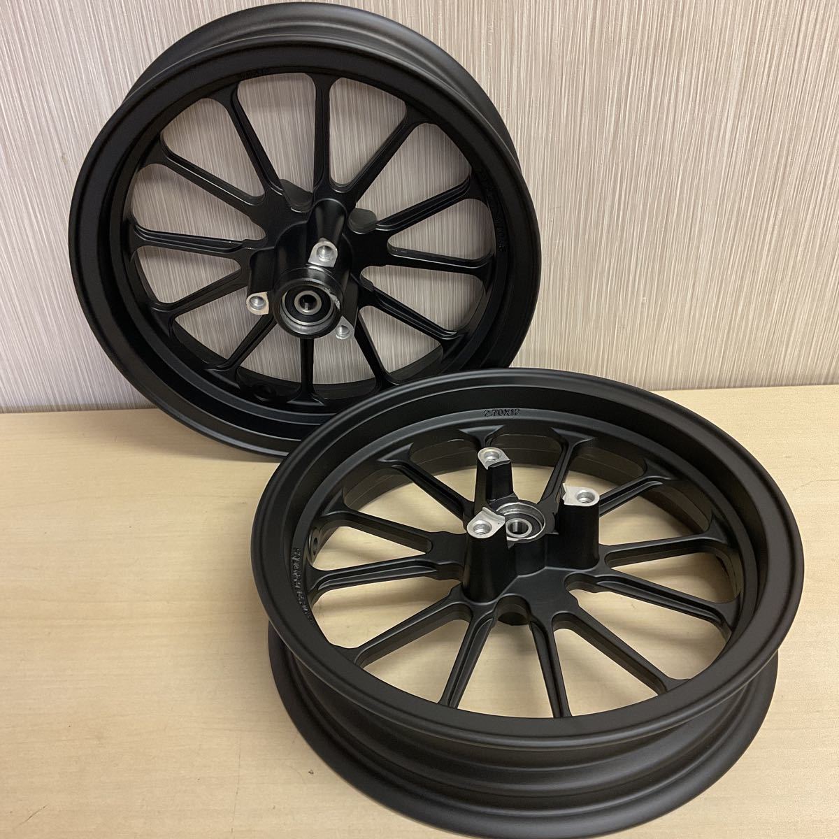 NSR50 モダンワークス　12インチ　前後ホイールセット モダンワークス NSR50用ホイール12インチ 前後セット モンキー