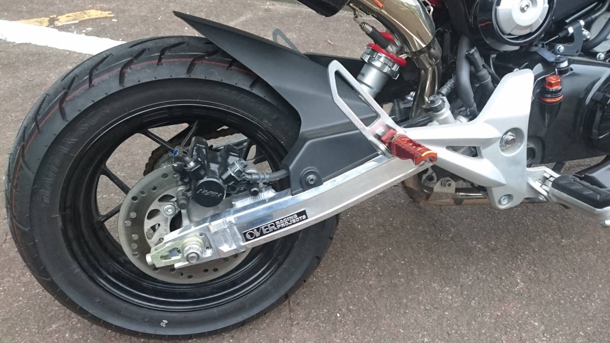 【やや傷や汚れあり】★OVER RACING GROM(1320) スイングアーム OVタイプ STD長 スタビ無 5222210