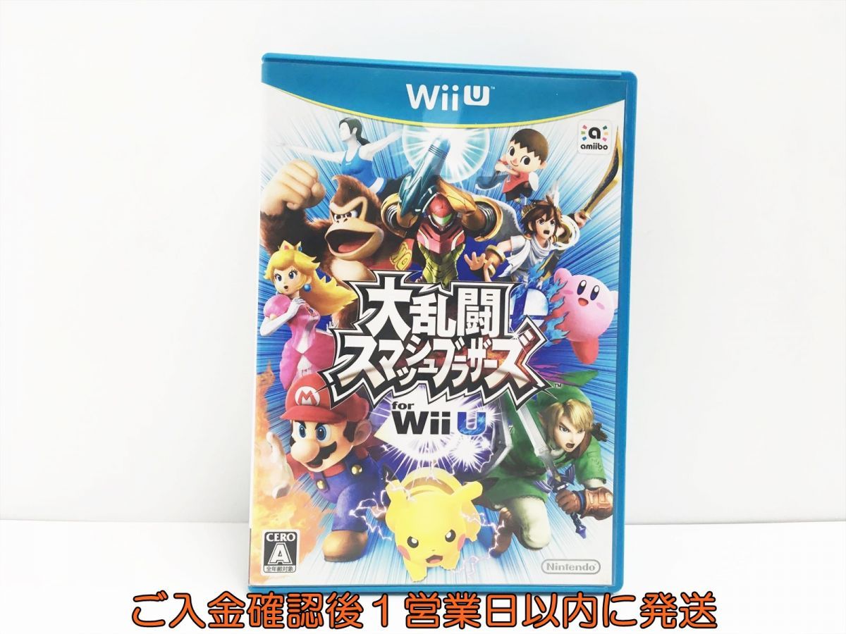 【やや傷や汚れあり】WiiU 大乱闘スマッシュブラザーズ for Wii U ゲームソフト 1A0120458sy/G1の落札情報詳細