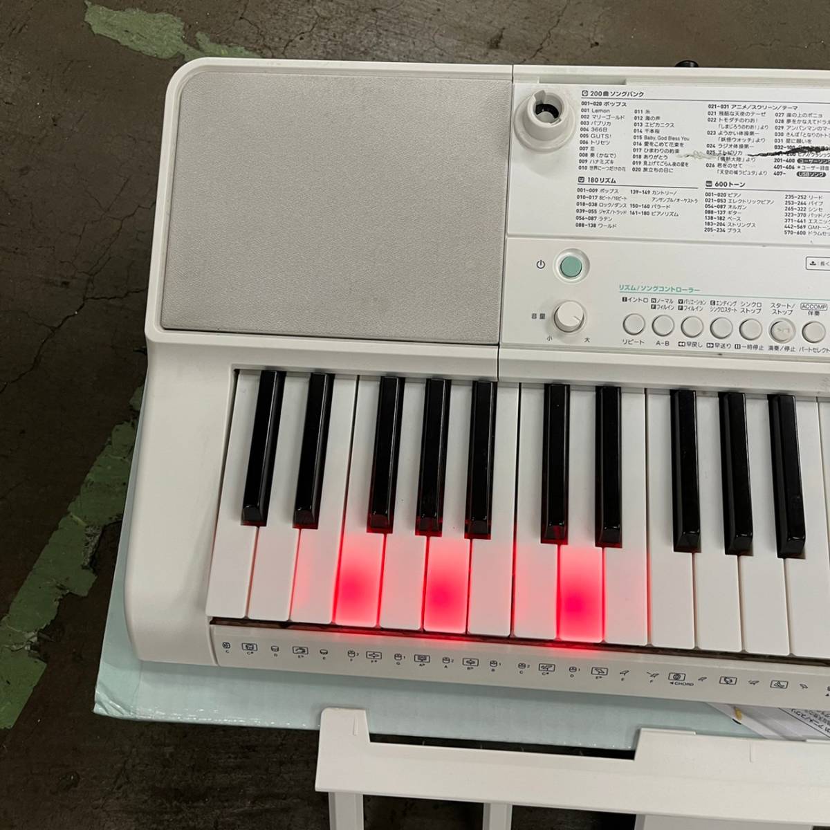 CASIOカシオ LK-80 初心者 ナビゲーション美品 （CASIO（電子