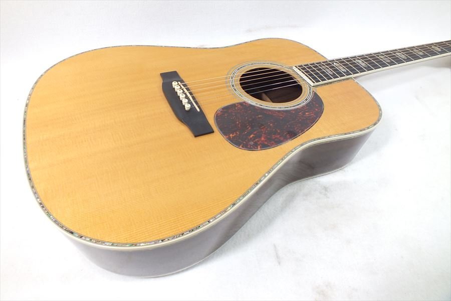 【やや傷や汚れあり】 MARTIN マーティン D45 エレアコ仕様 アコースティックギター ハードケース付き 現状品 中古