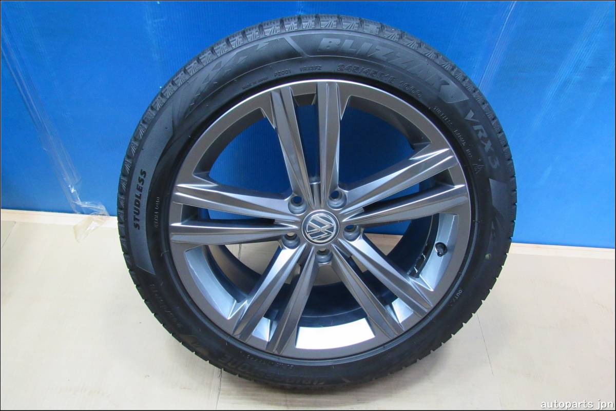 245/45R18☆ERST VS5-Rスタッドレ付18インチアルミホイール1本