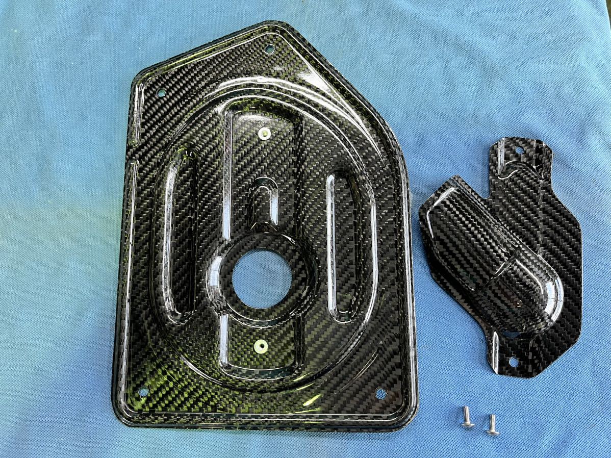 【未使用】RX7 FD3S カーボンフューエルポンプカバー ジャンク！ 燃料ポンプカバー サービスホールカバー ハーネスプロテクター付き