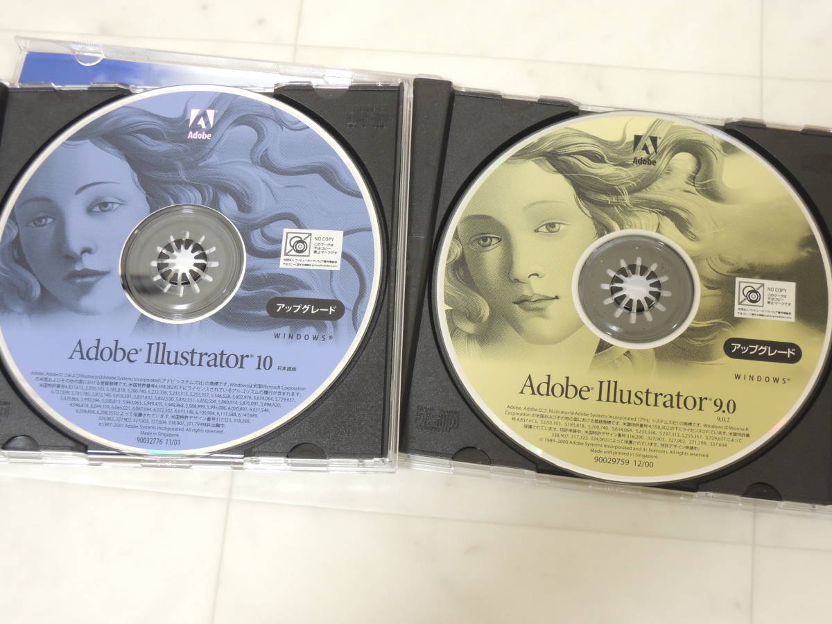 やや傷や汚れあり】A-04818○Adobe Illustrator 10.0 Windows 日本語版