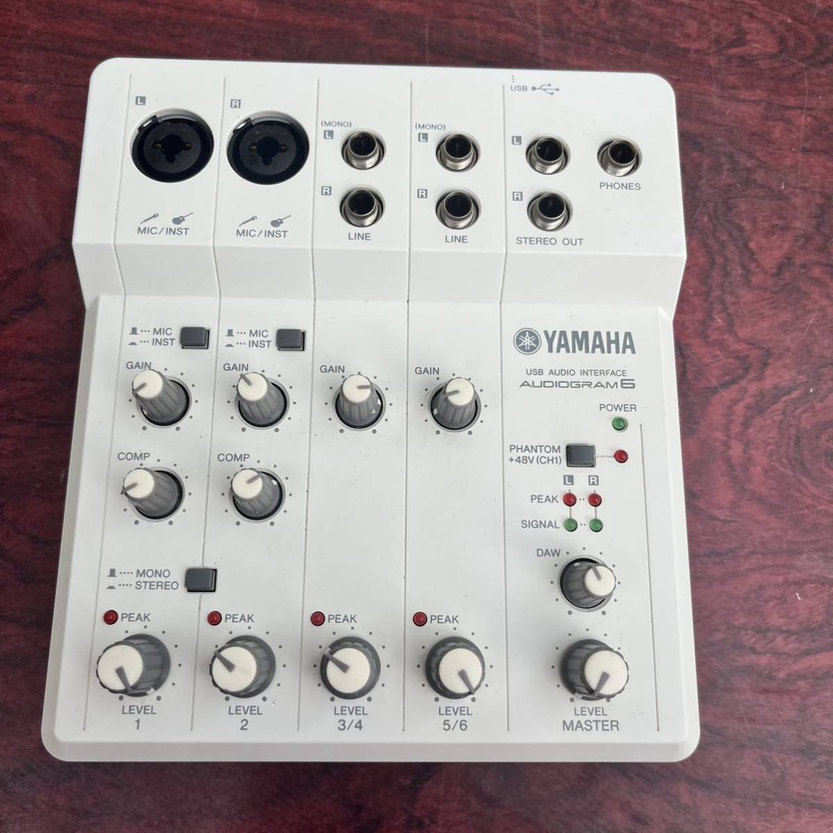 【やや傷や汚れあり】YAMAHA ヤマハ USBオーディオ USB AUDIO INTERFACE オーディオインターフェイス AU