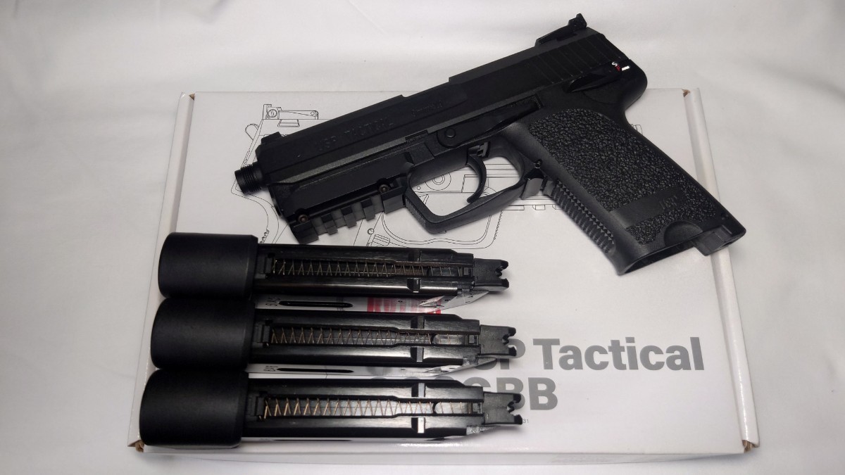 【目立った傷や汚れなし】[BATON airsoft] USP tactical co2 ガスブローバックの落札情報詳細 ヤフオク落札価格