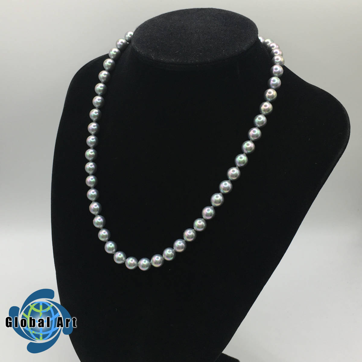 【やや傷や汚れあり】★D11003/MAJORICA マジョリカ/真珠 パール/ネックレス/金具 SV/パール直径 約8㎜/総重量 約29