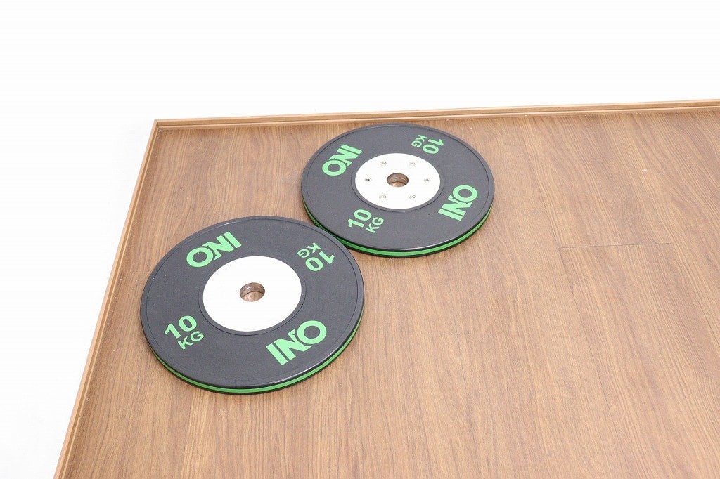 IVANKO イヴァンコ ラバー プレート20kg x 2枚穴径50mm