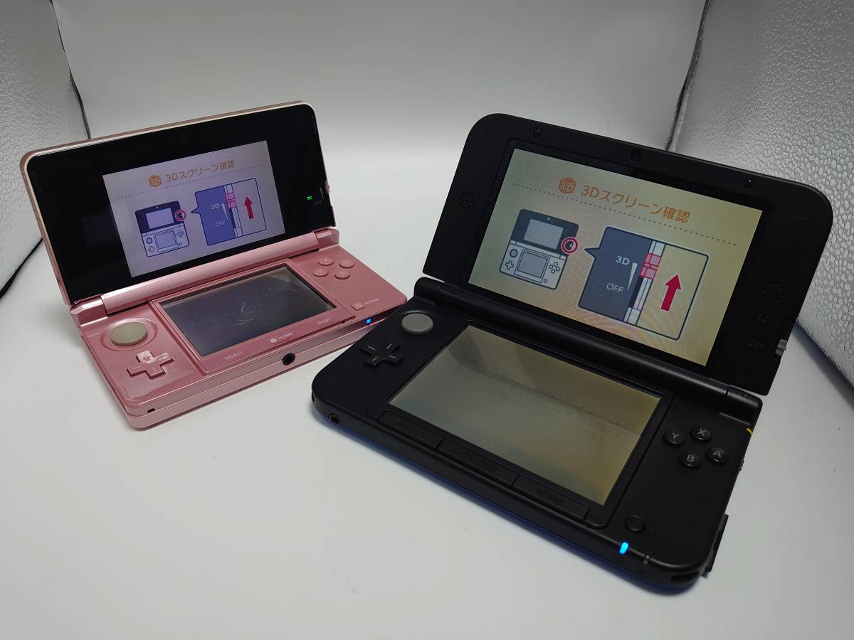 ニンテンドー 3DS LL ピンク×ホワイト 本体 ジャンク品 (37)（傷