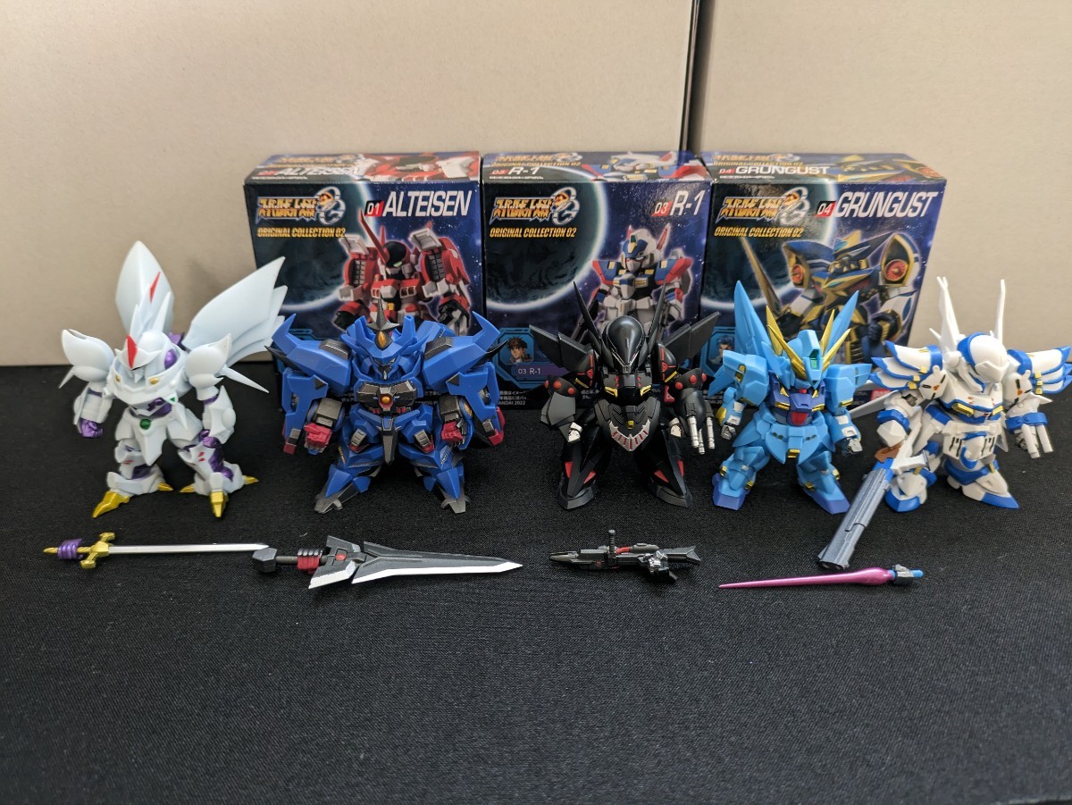 ガンダムコンバージ　スパロボOGコレクション　ガシャポン戦士　まとめ売り やや傷や汚れあり】スーパーロボット大戦OG ORIGINAL COLLECTION 1 2