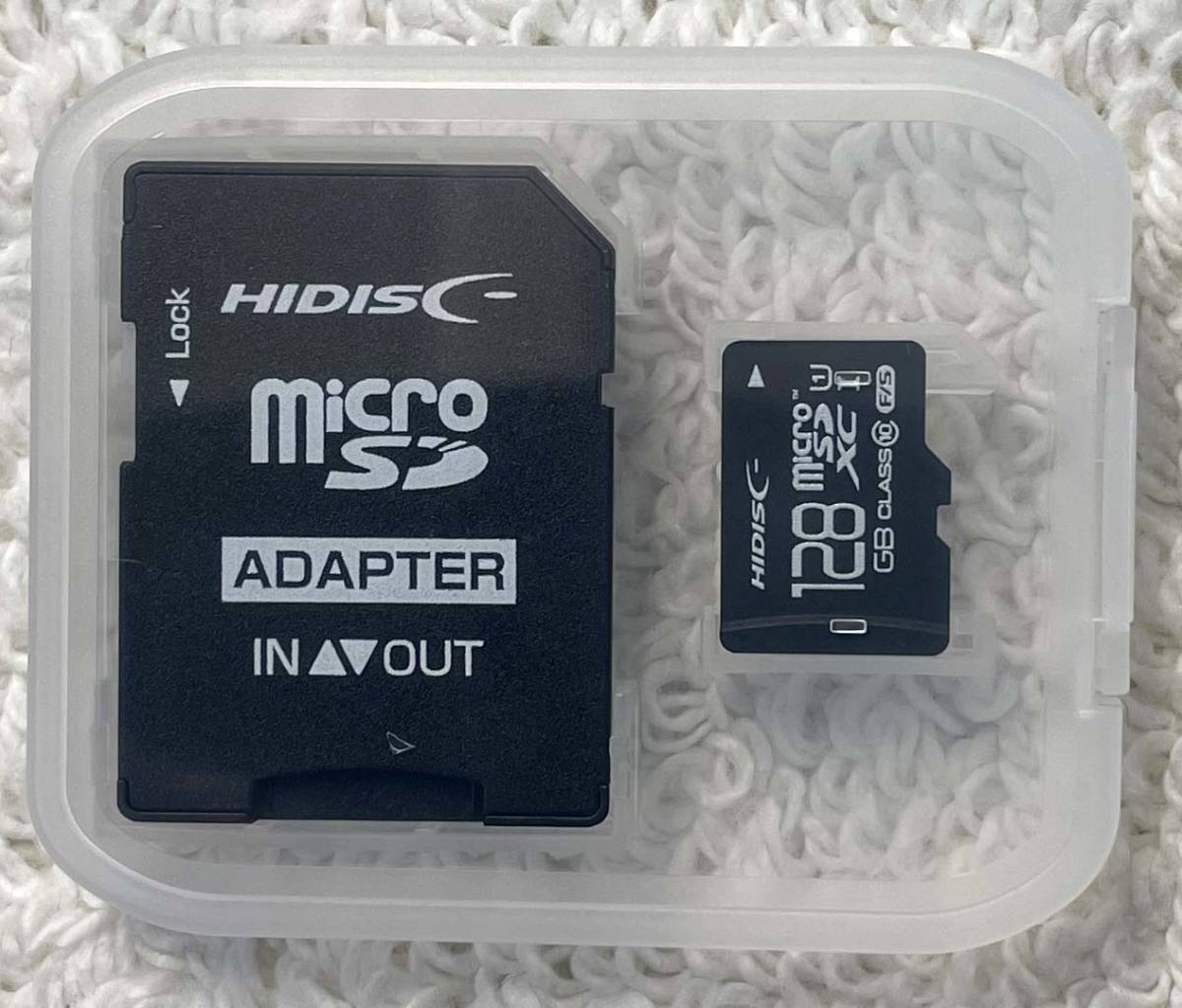 【未使用】送料無料】microSDXCカード128GB Class10バルク品 microSDマイクロSD SDカード変換アダプター スマホ